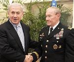 Генерал Мартин Демпси и премьер-министр Израиля Беньямин Нетаньяху