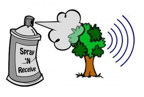 Spray-On Antenna Kit - нанотехнологии и беспроводная связь